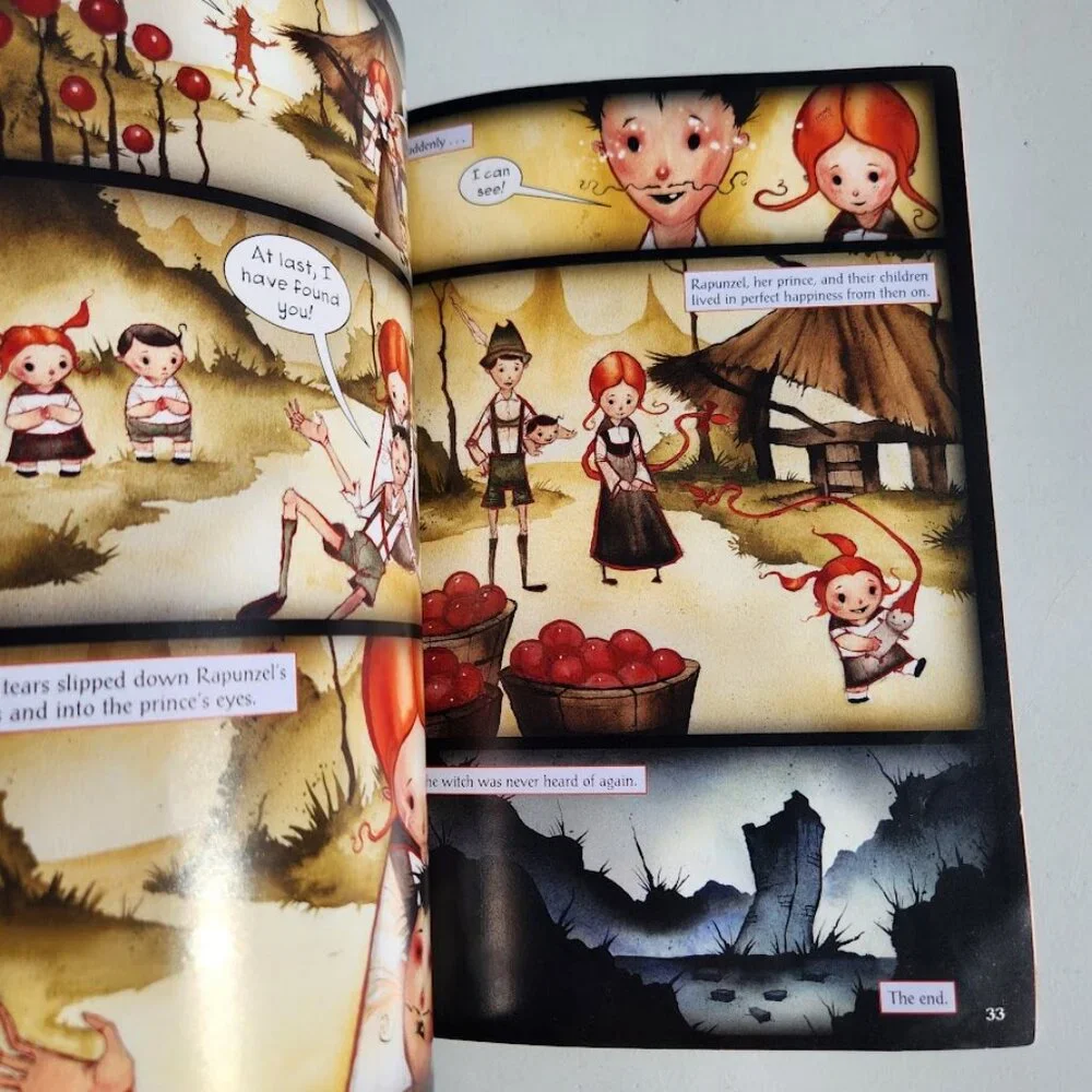 Rapunzel The Graphic Novel Graphic Spin Book Paperback Comic Book Comics Comicbo